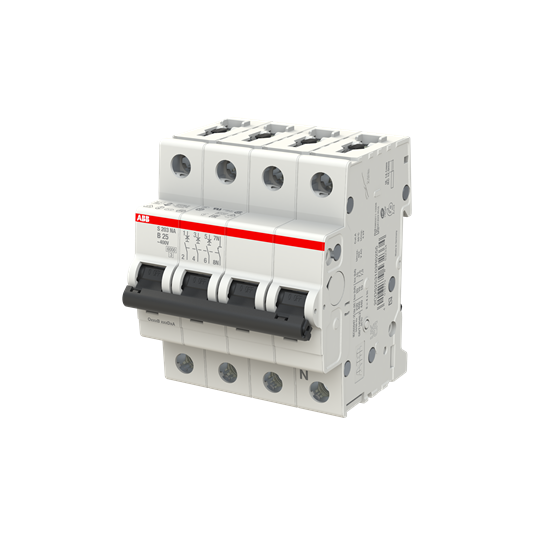 ABB Installatieautomaat B25 3P+N 6 kA "S203" (krachtgroep)