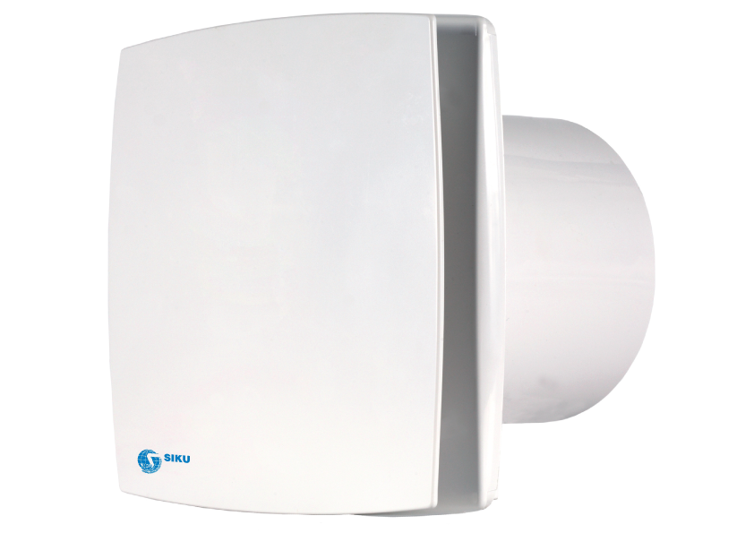 SIKU 100LDL ventilator, DM 100 mm, met frontplaat en kogellager