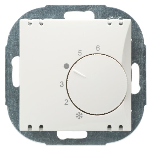OPUS 55 ruimtethermostaat, verbreekcontact polarwit