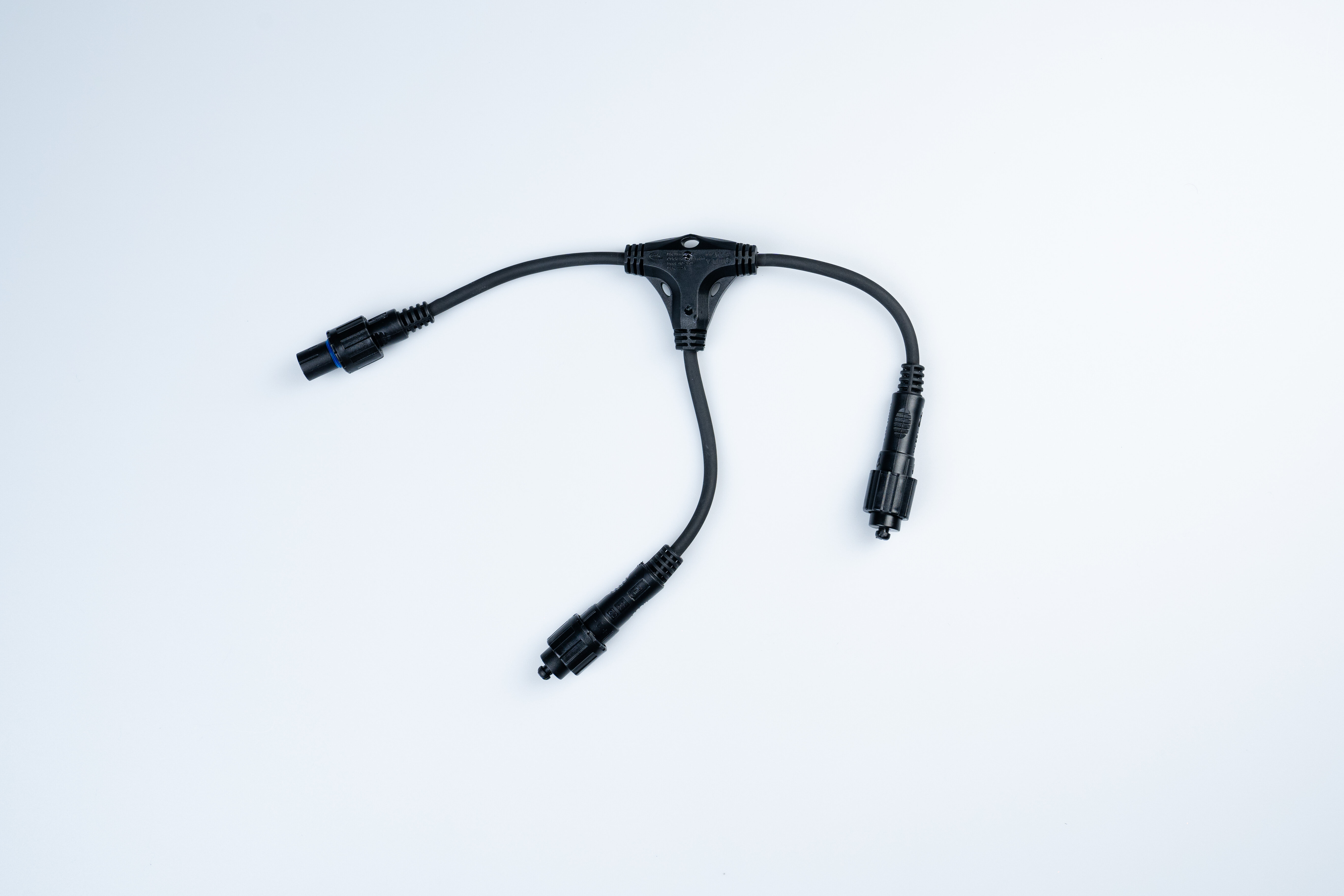 QUICK FIX® verdeler 2-fach, schwarze Leitung