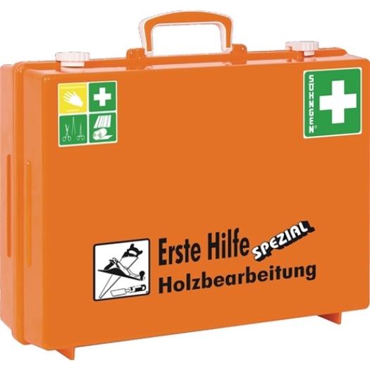 Eerste hulp koffer beroep SPEZIAL bouwplaats B400xH300xD150approx.mm oranje SÖHNGEN