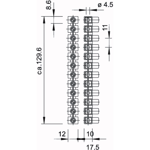 Dolü kabelschoen éénzijdig gesloten 2,5mm², PA, gesorteerd