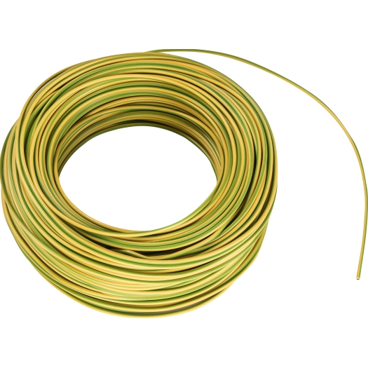 Montagesnoer Eca H07V-K Eca 4,0 mm² groen-geel