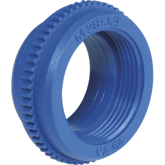 Ventieladapter (VA) voor thermische standaandrijving VA 54, M28x1,5 - donkerblauw