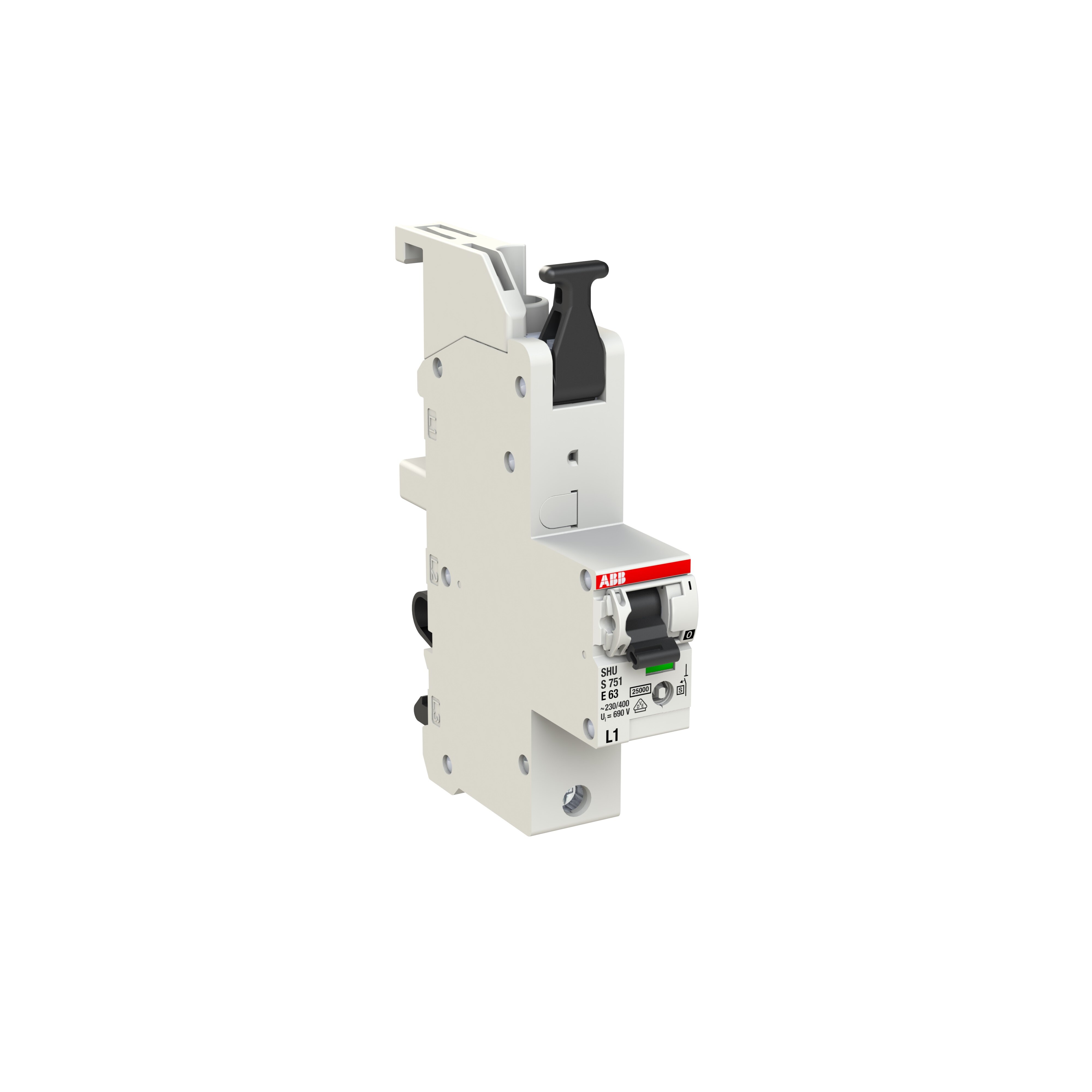 Hoofdinstallatieautomaat "S751" 63 A, 1-polig, L1