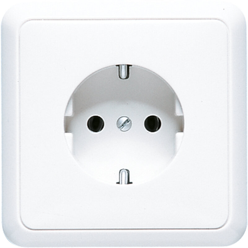 Contactdoos, 16A250V~, volle plaat, 81 x 81 mm
