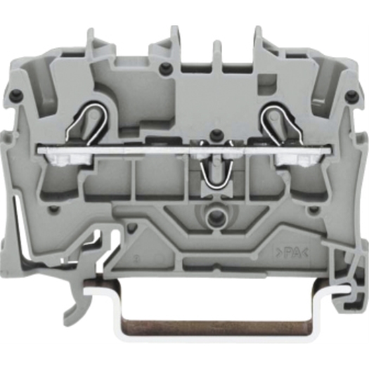 2-kabeldoorvoerklem, grijs 0,5-16,0 mm²/25 mm²