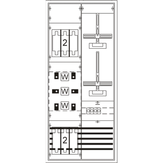 KS405SB Kast cpl.