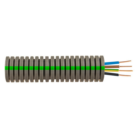 Pipelife Preflex flexbuis bedraad 3G2,5 + 1x1,5 G/G-BL-BR-ZW Pipelife Preflex flexbuis bedraad 3G2,5 + 1x1,5 G/G-BL-BR-ZW
