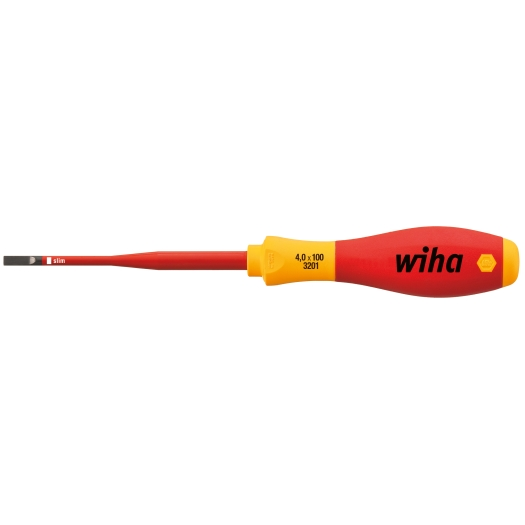 WIha slim-Sleufschroevendraaier 3,5 x 100 mm d