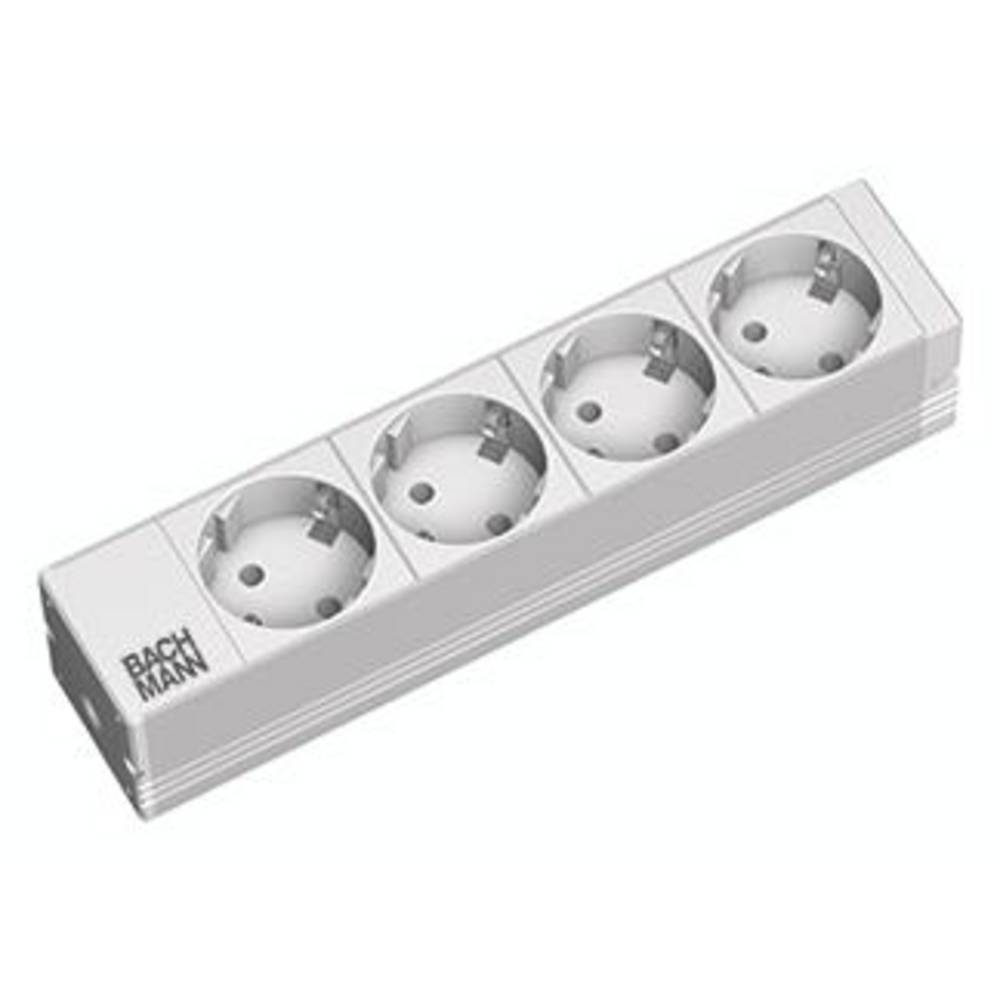 10" 1RU 4xGeaarde wandcontactdozen Voedingskabel 2,0 m Geaarde wandcontactdozen Lengte: 208 mm