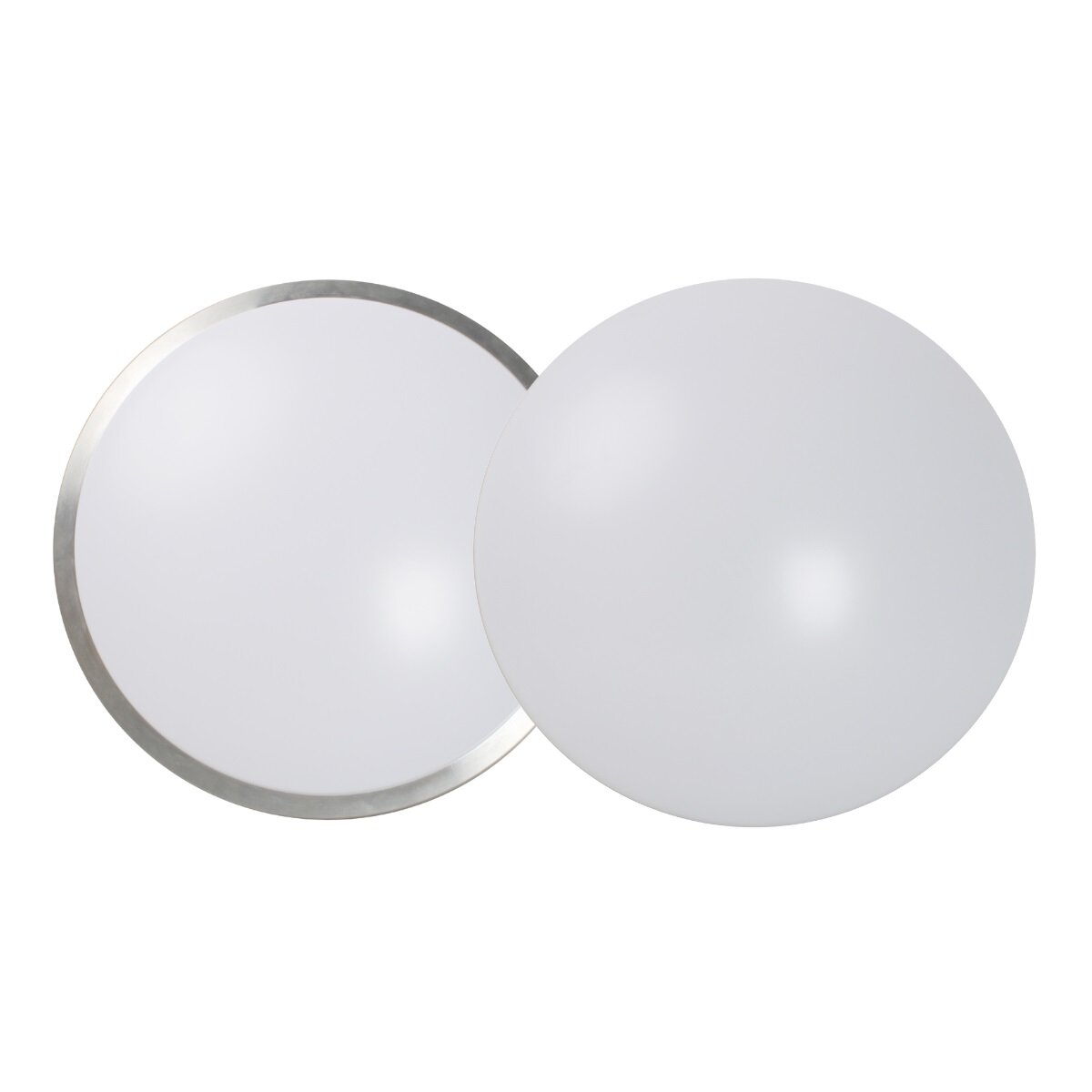 InnoGreen LED - opbouw plafondlamp CLASSIC - BASELine - Senso 18 W chroom warmwit 830