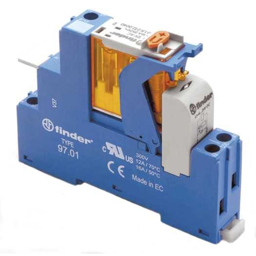 Koppelrelais serie 4C 1 wisselcontact, 230 V AC, 16 A
