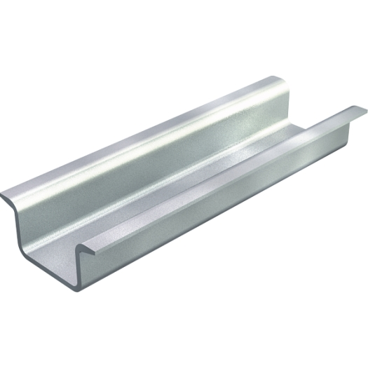 Top-hoedrail, ongeperforeerd, 1,5 mm dik 2000x35x15, St, GTP