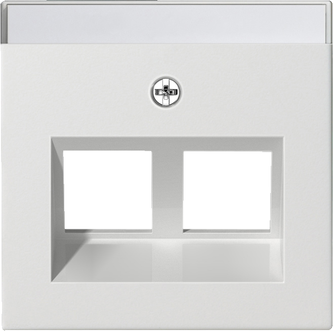 Gira afdekking 30° + TK draagring MJ 2-voudig System 55 ZWG