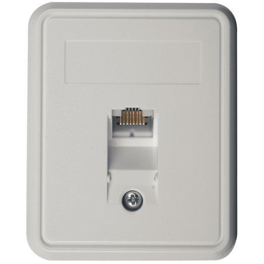 Aansluitdoos UMJ45 8 K Ap Cat.6A alpine wit