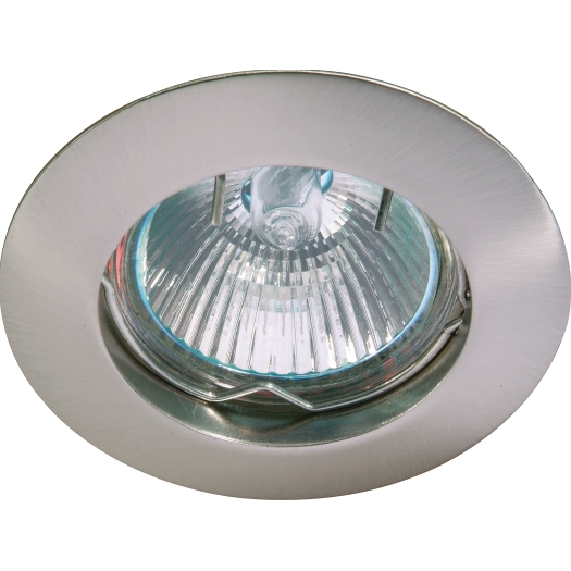 DELUNA® Aluminium-inbouwspot ALU vast ijzer, geborsteld