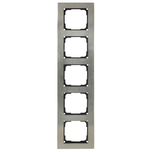 OPUS 55 Fusion edelstalen afdekraam 5-voudig zwart