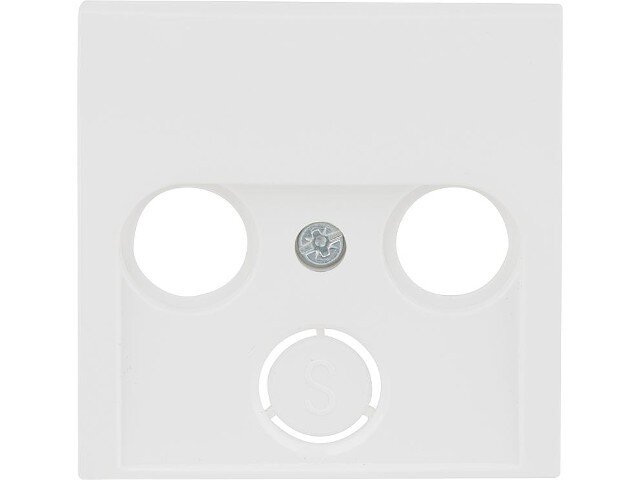 Berker centraalplaat S.1/B.3/B.7 coax 2-V