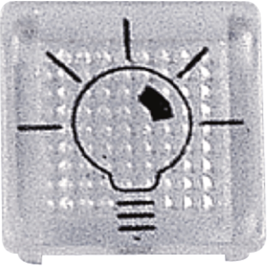 OPUS® RESIST/AQUA Signaallenzen met symbool Symbool ''licht''