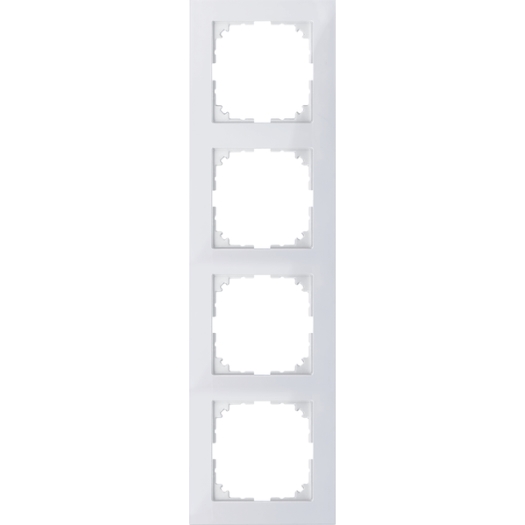 M-Pure afdekraam, 4-voudig, poolwit, M-Pure