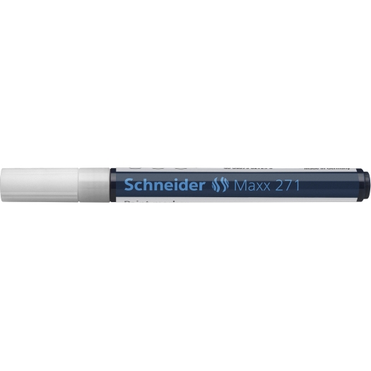 lakmarker met ronde punt "Schneider" 1 - 2 mm weiß