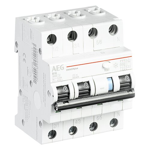 AEG Aardlekautomaat 3P+N B16 A, 30mA
