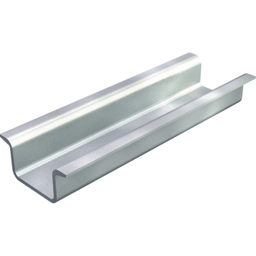 Top-hoedrail, ongeperforeerd, 1,5 mm dik 2000x35x15, St, GTP