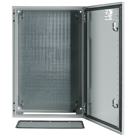 Wandkast, +montageplaat, HxBxD=600x400x200mm