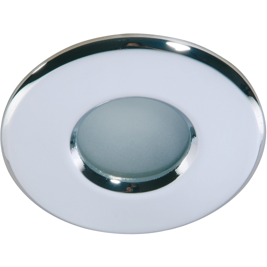 DELUNA® Aluminium-inbouwspot ALU IP 44  vast chroom
