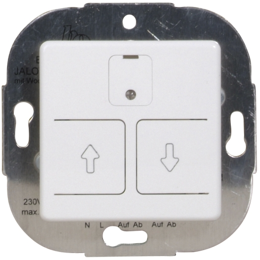 OPUS 55 elektronische rolluik- /jaloezieschakelaar met weekautomaat polarwit