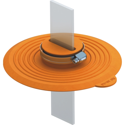 Afdichtingsmanchet voor platte geleider 30x3,5mm 30x3,5, TPE, pastel