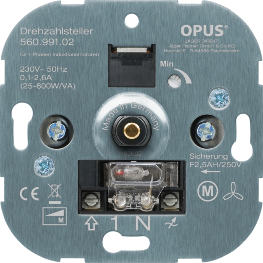 OPUS® 1 toerentalregelaar helder wit