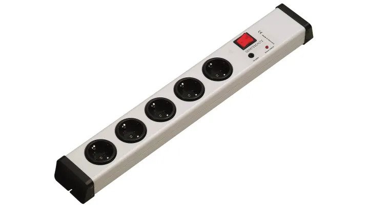 Ehmann stekkerdoos 5x schuko met schakelaar