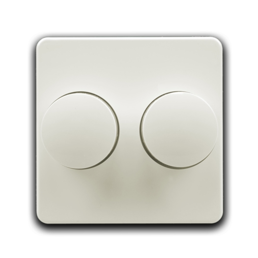 OPUS 1 afdekking voor duo dimmer helder wit