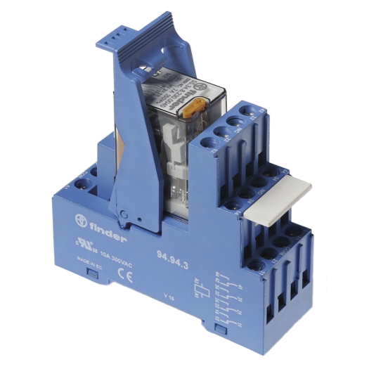 Koppelrelais serie 59 4 wisselcontacten, 24 V AC, 7 A