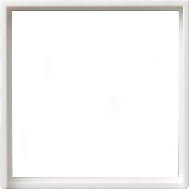 Gira systeem 55 adapterraam vierkant 50 x 50 mm zuiver wit mat