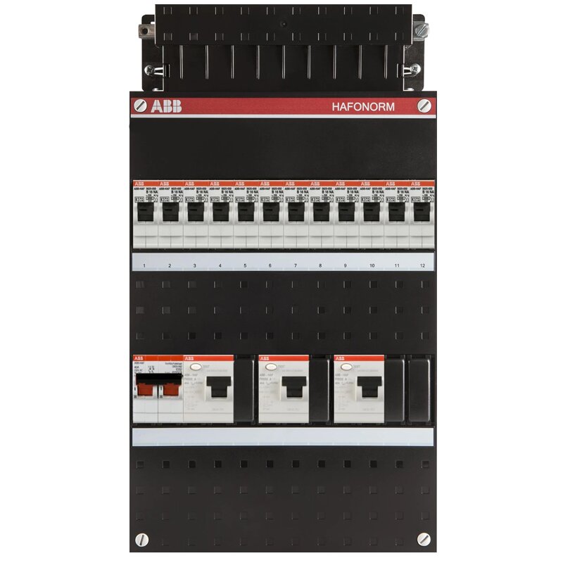 ABB groepenkast Hafonorm 1 fase 12 groeps  - HAD343434-222+H42