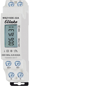ELTAKO KWH-meter - 1 fase Display, 1 x 32 A, niet geijkt