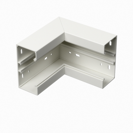 BR 60x170/80-IE, binnenhoek voor borstwering (versteklijst), kleur: 9010, PU: 1 stuk