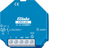 Impulsschakelaar UC. 1 maakcontact potentiaalvrij 10A/250V AC