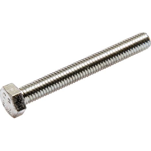 Zeskant-machineschroef met moer M 6 x 50 mm
