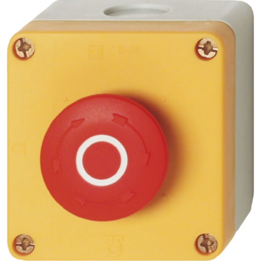Noodstop-schakelaar IP 65 10 A 75 x 75 x 51 mm