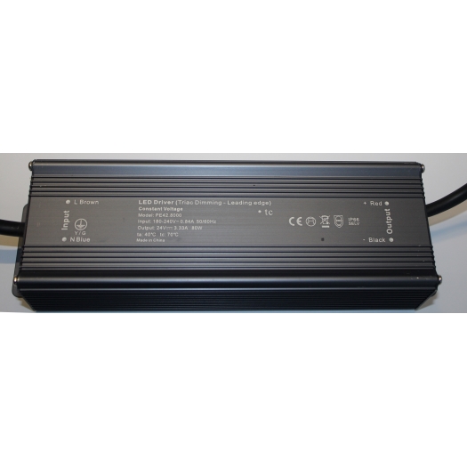 24 V 150 W 256x78x47 mm 1500 g IP66