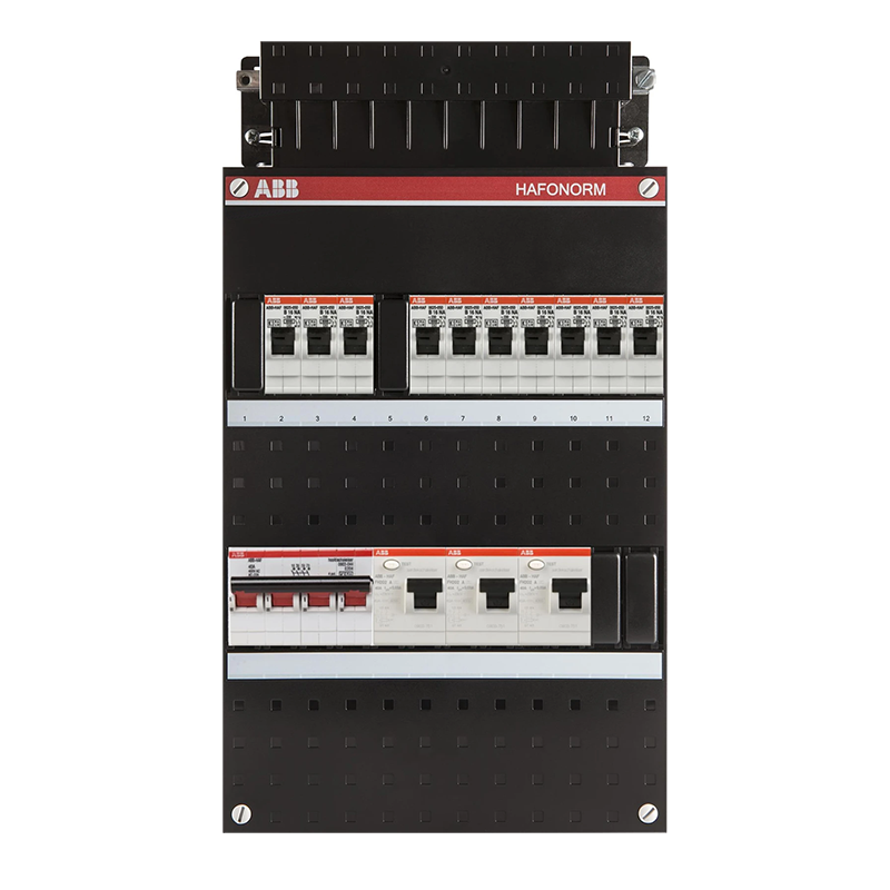 ABB groepenkast Hafonorm 3 fasen 10 groeps  - HAD343333-222+H44