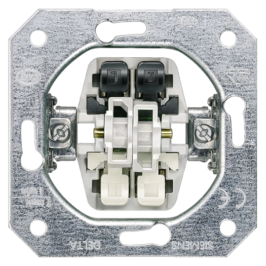 DELTA schakelmateriaal inbouw, serieschakelaar 10A 250V
