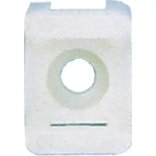 Voet met schroefbevestiging voor kabelbinder 15,0 x 9,5 mm