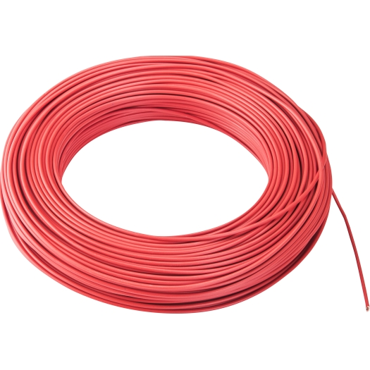 Montagesnoer Eca H07V-K Eca 1,5 mm² rood