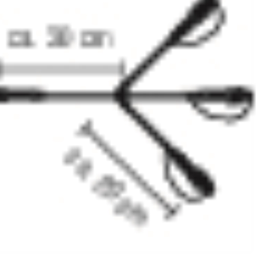 QUICK FIX® verdeler 3-voudig, zwarte kabel