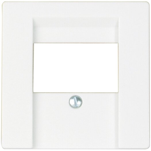 OPUS 55 afdekplaat voor USB laadcontactdoos polarwit WCD